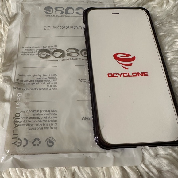 New Black Sparkly Ring Holder iPhone X Holder Phone 📱 Case - Picture 3 of 3